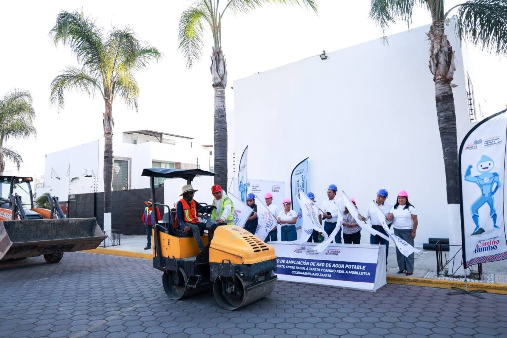 Inicia Ayuntamiento de San Andrés Cholula trabajos de ampliación de la red de agua potable en la colonia Emiliano Zapata