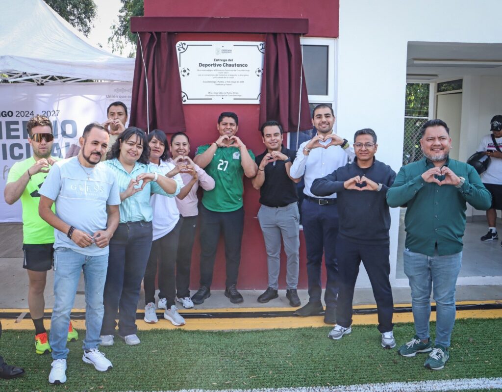 Inaugura Omar Muñoz Deportivo Chautenco
