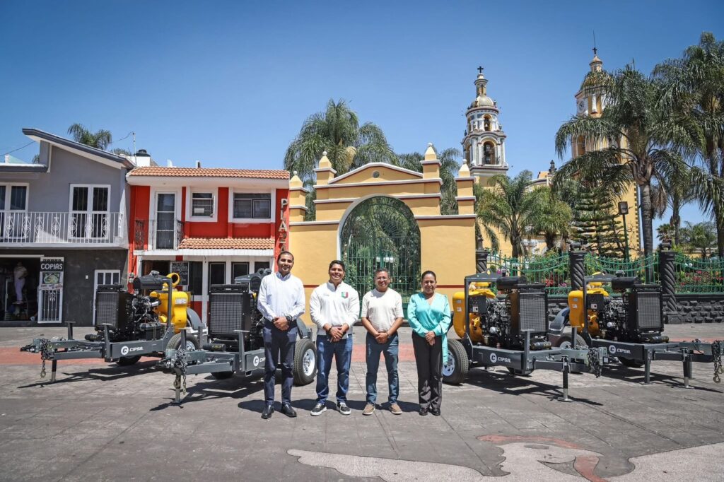 Fortalece Cuautlancingo estrategia contra inundaciones con nuevas bombas