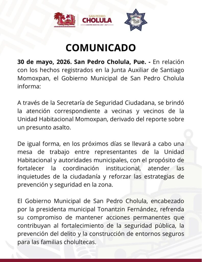 COMUNICADO