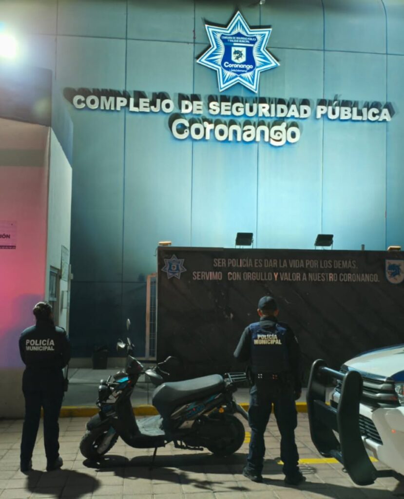 Policía Municipal de Coronango recupera motocicleta con reporte de robo en San Antonio Mihuacán