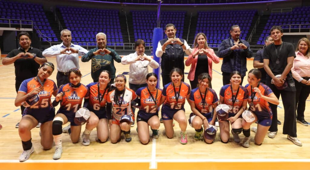 CON LIGA ESTATAL DE VOLEIBOL, GOBIERNO ESTATAL PROMUEVE FORMACIÓN INTEGRAL DE TALENTOS