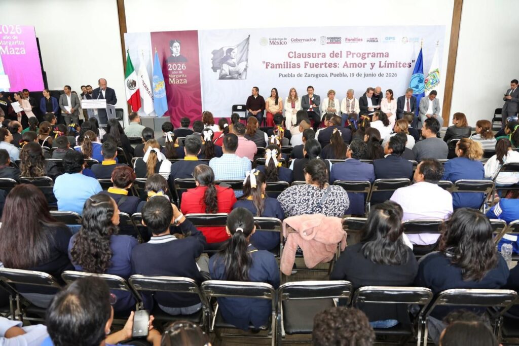 PUEBLA, EJEMPLO MUNDIAL EN MODELO DE FAMILIAS FUERTES: ORGANIZACIÓN PANAMERICANA DE LA SALUD
