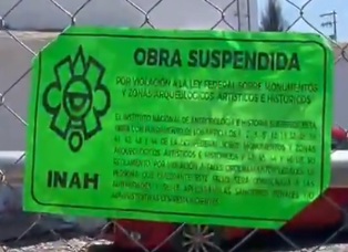 Continúan trabajos en predio “La Virgen” pese a suspensión del INAH; vecinos piden detener intervenciones