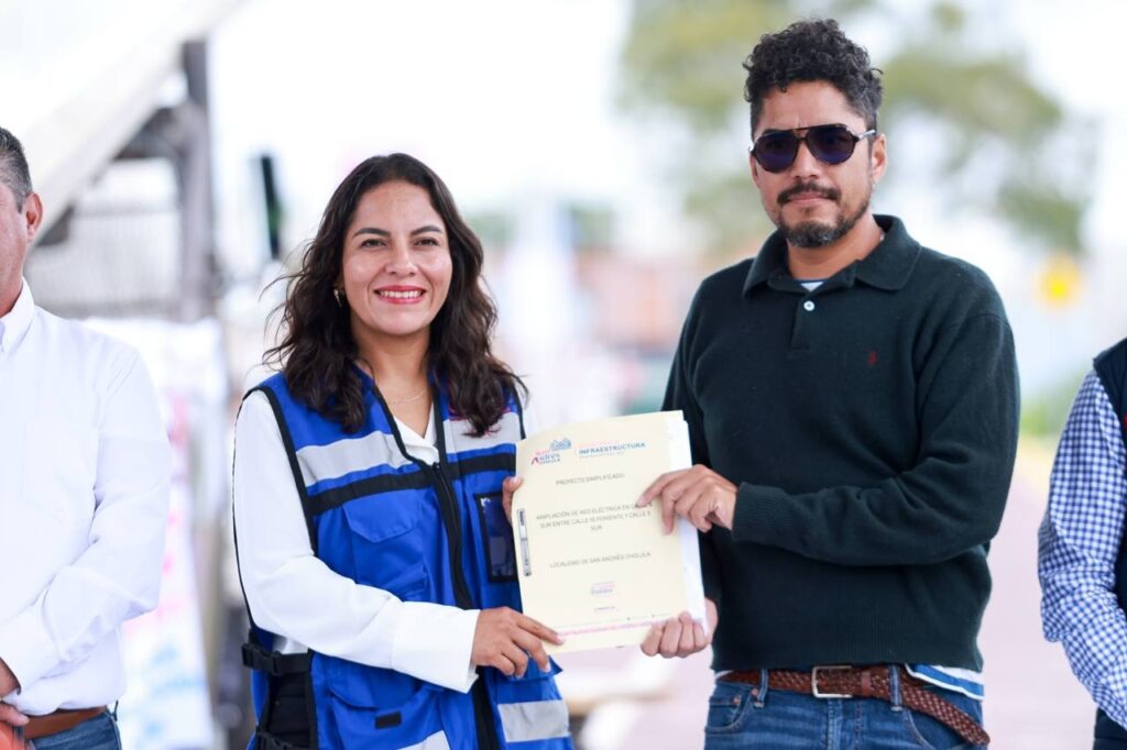 Consolida Lupita Cuautle la infraestructura básica en San Andrés Cholula