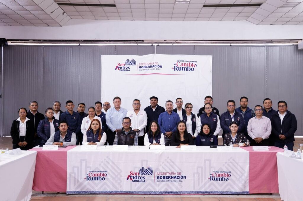 Con diálogo y coordinación Gobierno de San Andrés Cholula atiende las necesidades de sus comunidades