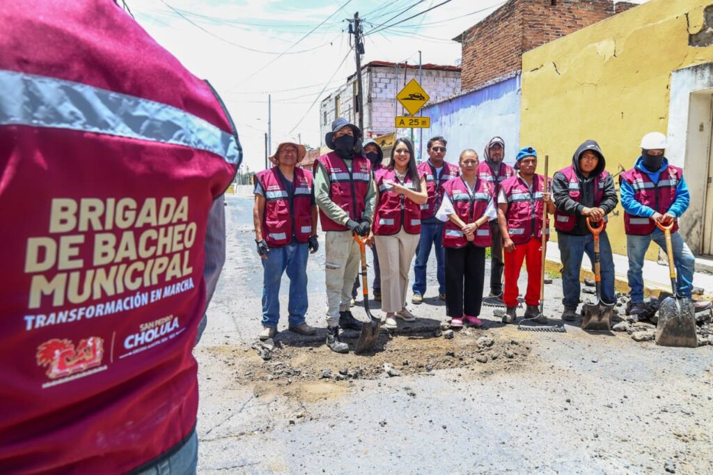 Bachetón 2026 avanza con tres módulos de maquinaria en distintos puntos de San Pedro Cholula