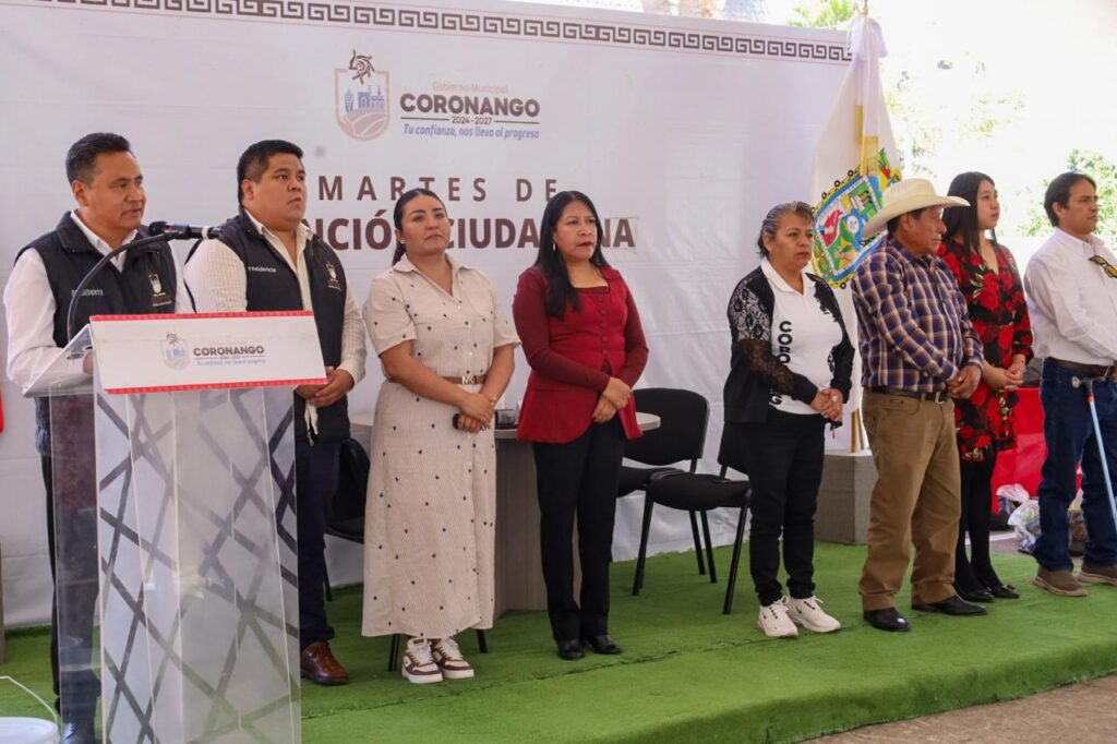 Encabeza Armando Aguirre octava jornada de Martes Ciudadano en Coronango