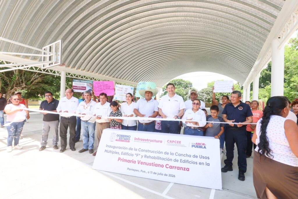 RECUPERAN GOBIERNO FEDERAL Y ESTATAL ESCUELAS AFECTADAS POR LLUVIAS EN PANTEPEC
