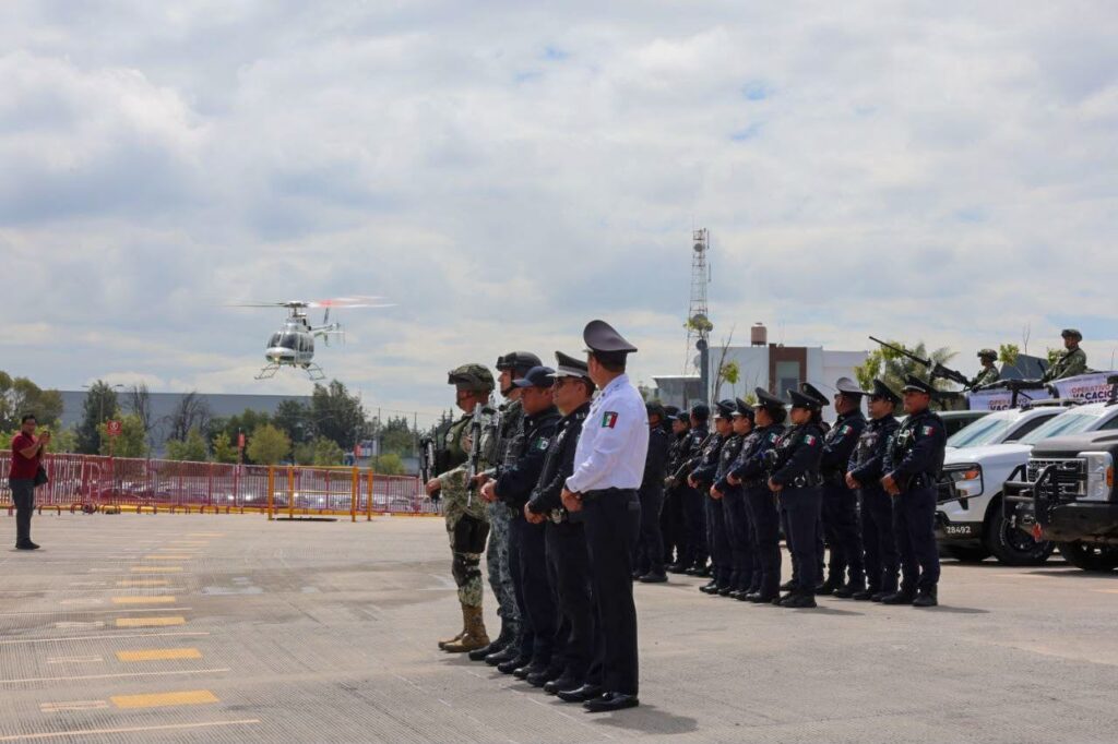 Por aire y tierra, fuerzas de seguridad realizan vigilancia en vacaciones