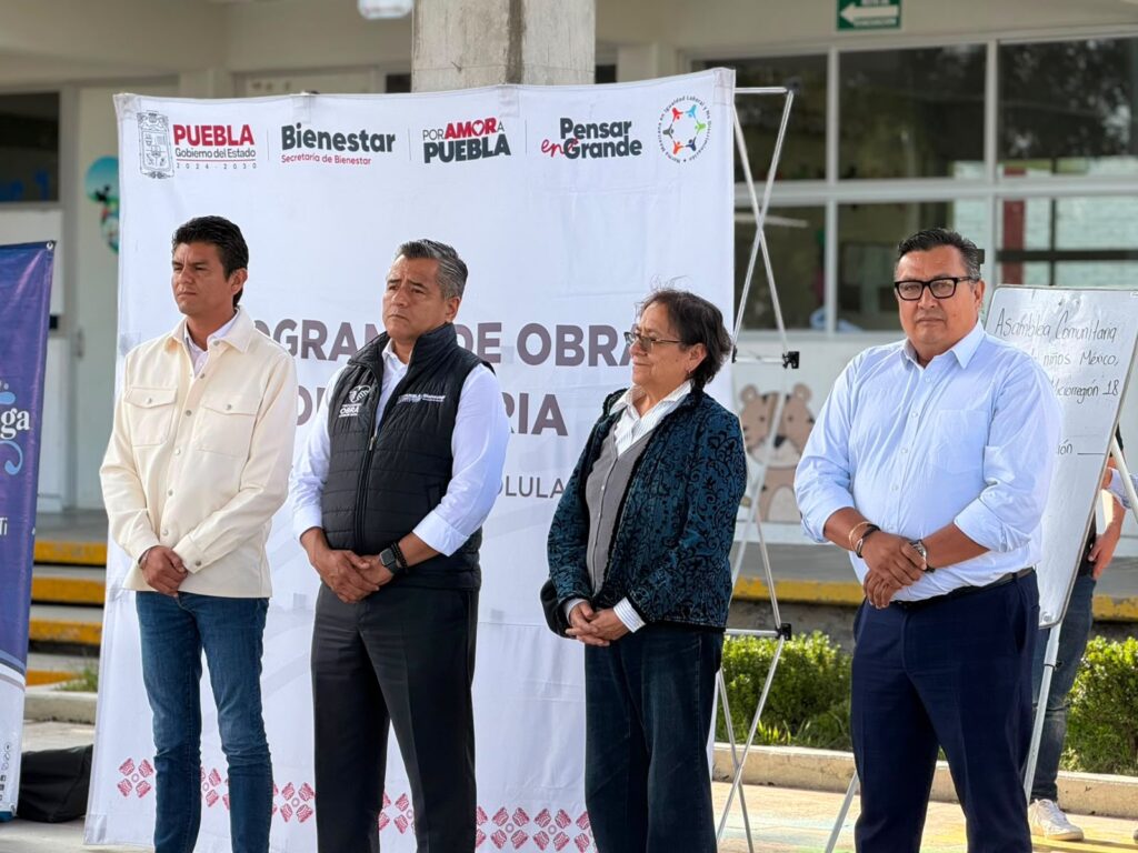 Ray Cuautli encabeza Asamblea Comunitaria en San Pedro Cholula