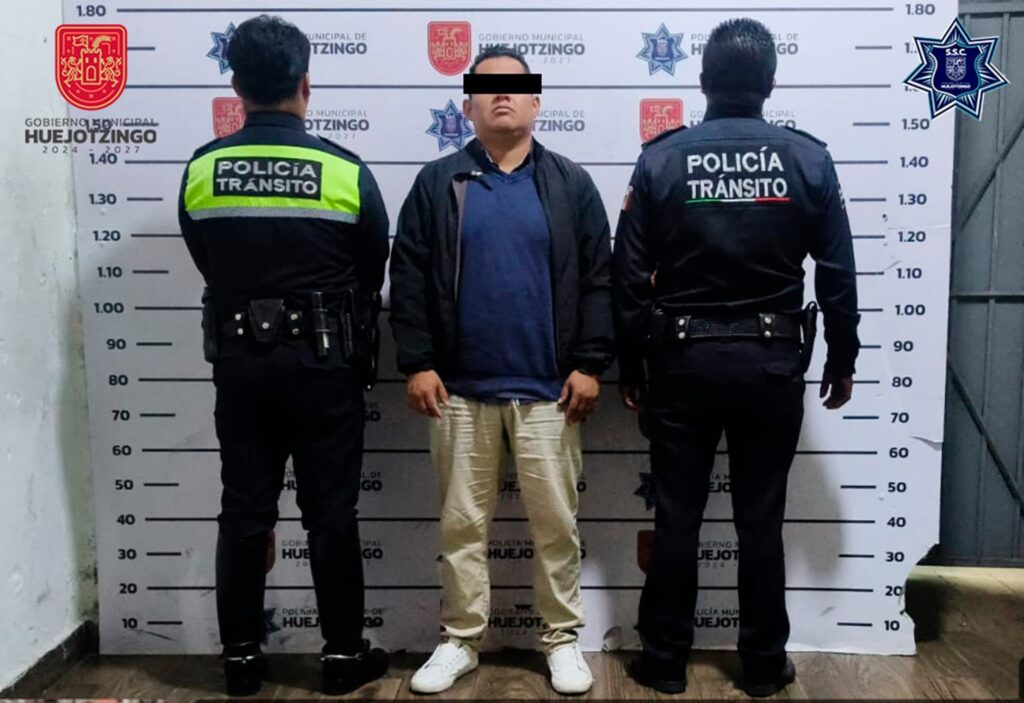 POR SU PROBABLE RESPONSABILIDAD EN DELITOS CONTRA LA SALUD Y LESIONES CULPOSAS, DETIENE SSC DE HUEJOTZINGO A TRES SUJETOS EN JUNTAS AUXILIARES