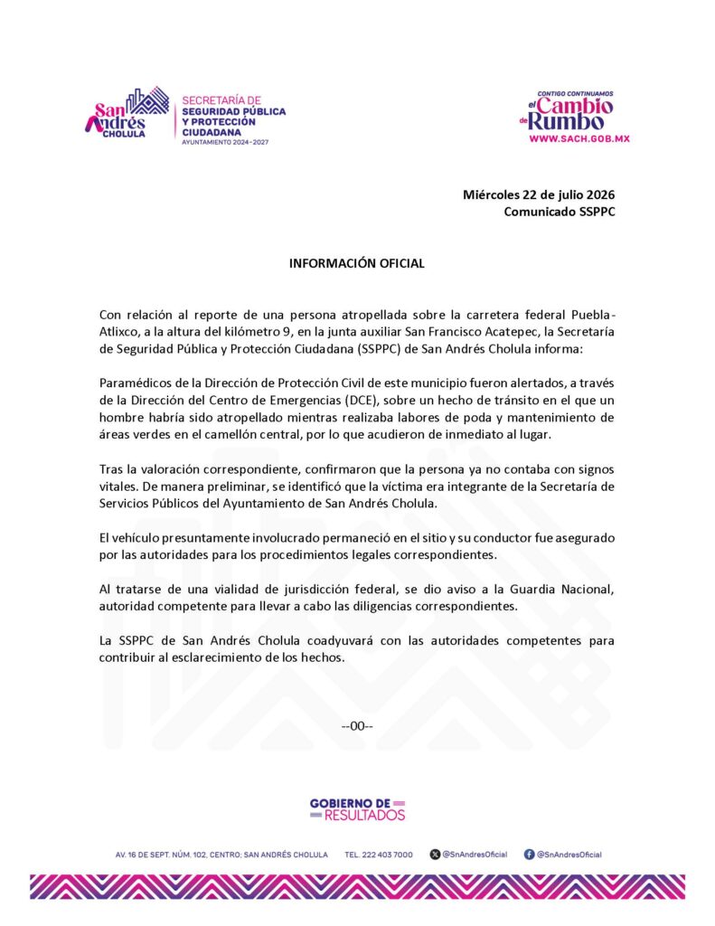 COMUNICADO