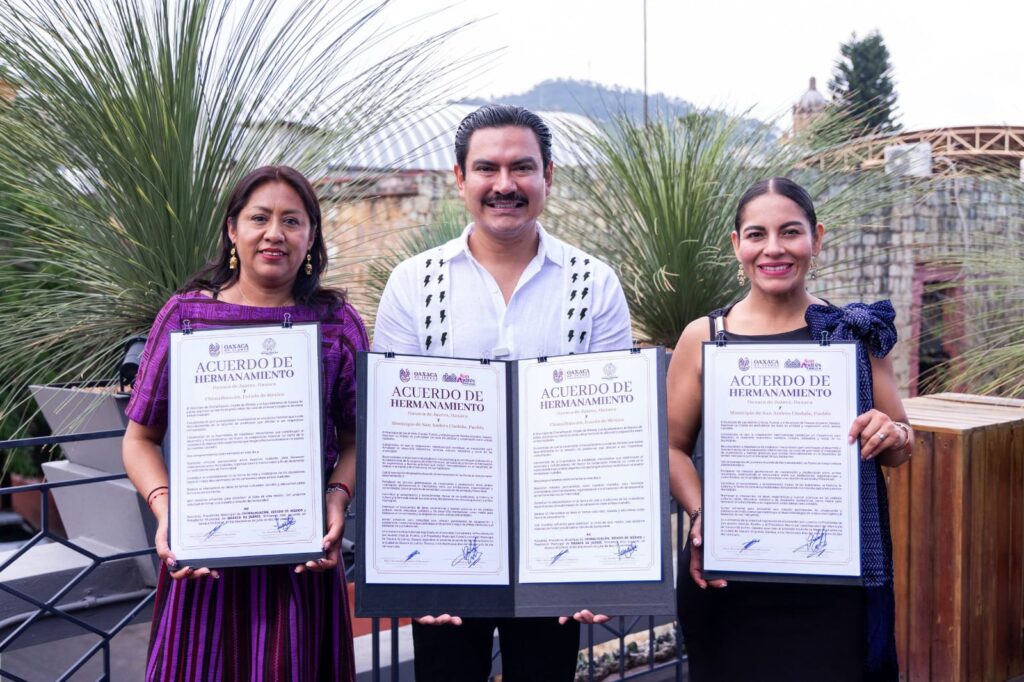 San Andrés Cholula y Oaxaca de Juárez formalizan lazos con hermanamiento para impulsar el desarrollo y la cooperación