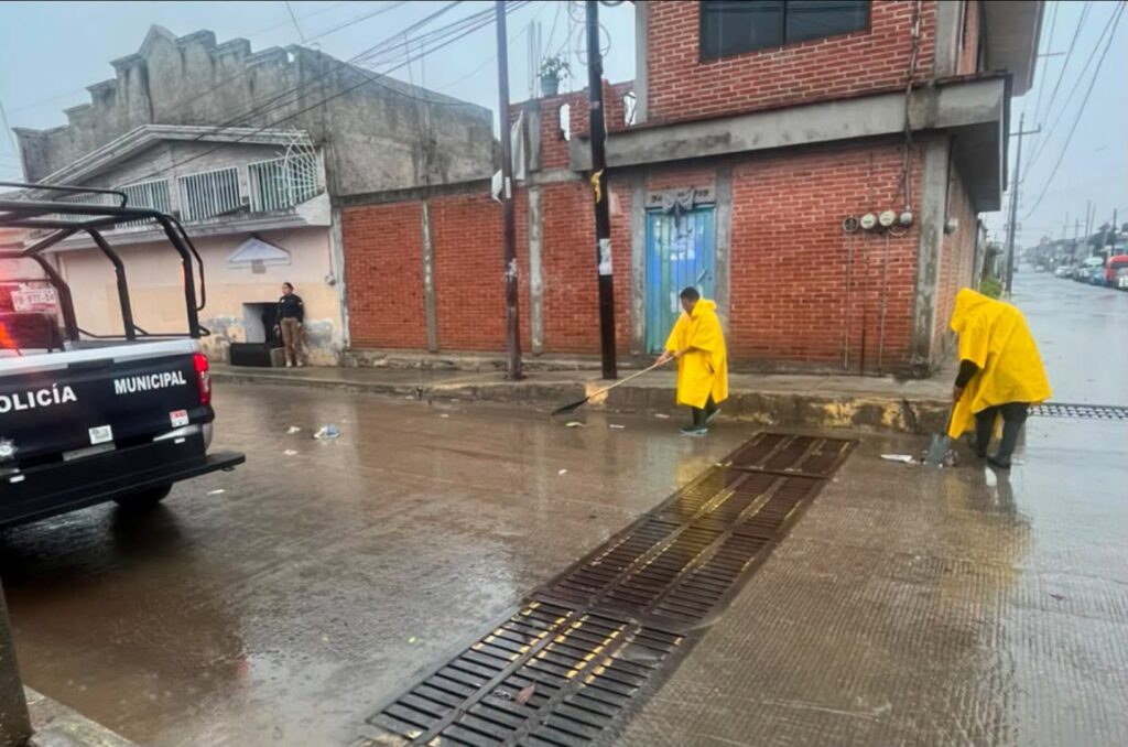 Refuerzan Protección Civil y SSC Cholula recorridos preventivos por lluvias en San Pedro Cholula