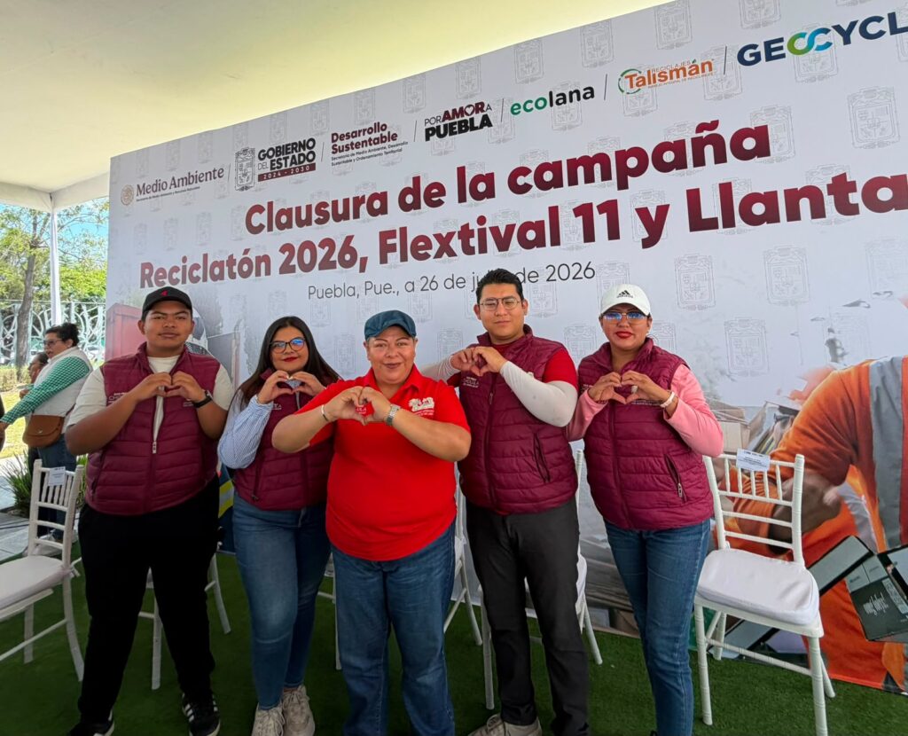 Organismo Operador del Servicio de Limpia dona más de 100 kilogramos de plásticos flexibles durante la primera edición del Flextival 11 en Puebla.