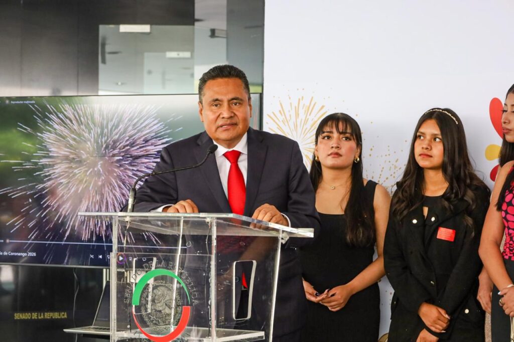 Junto a la senadora Liz Sánchez, Armando Aguirre presenta la Feria de Coronango 2026, tradición, cultura y desarrollo