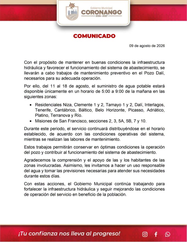 ¡Atención Misiones de San Francisco!