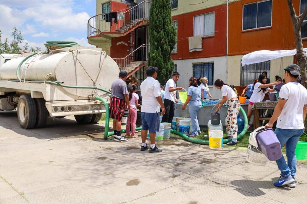 Coronango implementa abastecimiento emergente de agua en Misiones de San Francisco
