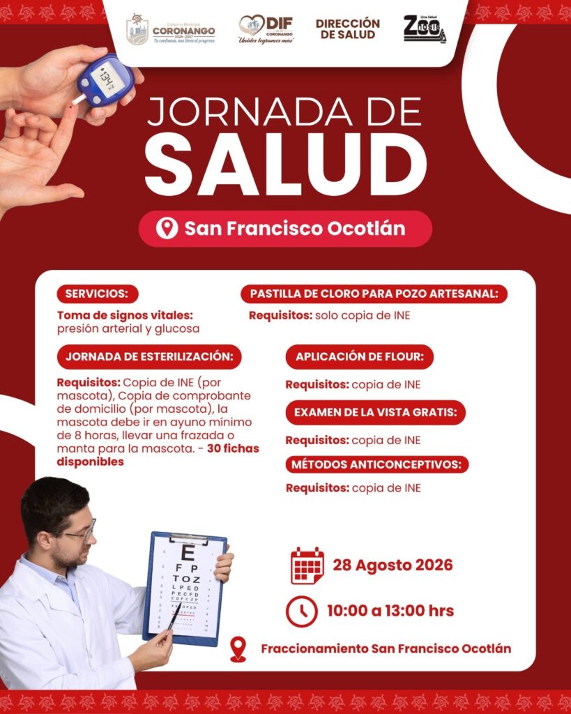 Acerca DIF Municipal servicios gratuitos de salud a Zoquiapan y Ocotlán