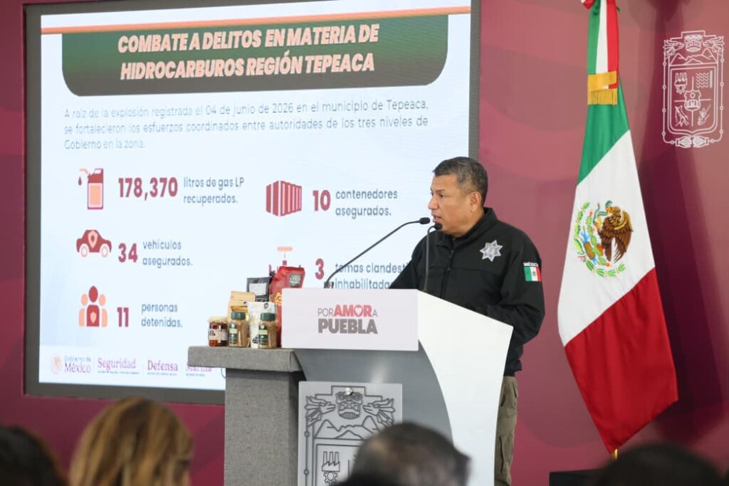 GOBIERNO ESTATAL REFUERZA COMBATE A LA EXTORSIÓN Y DELITOS EN PUEBLA