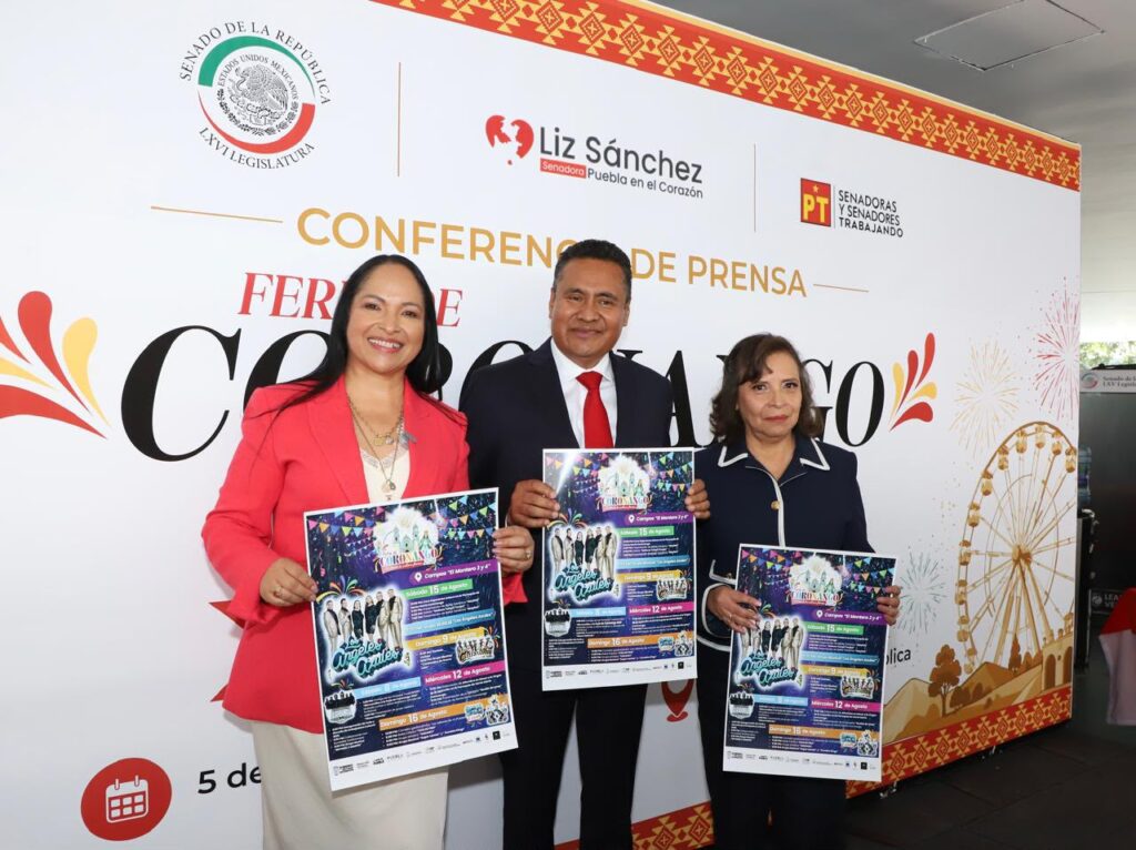 Presenta Liz Sánchez y Armando Aguirre, Feria Coronango 2026 en el Senado de la República