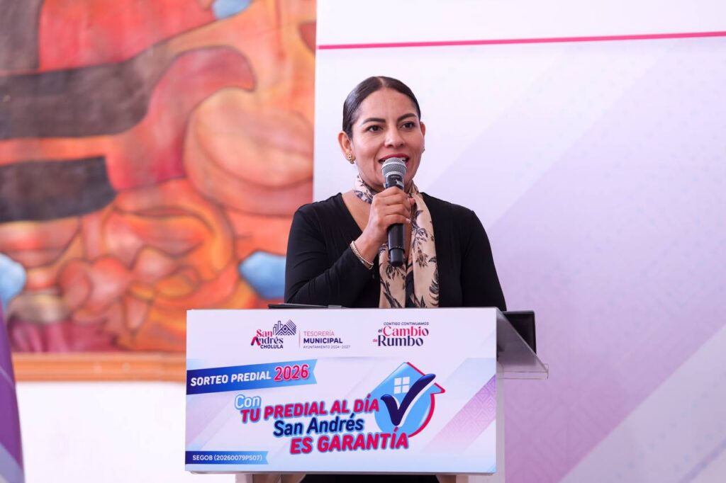 Reconoce Lupita Cuautle compromiso de contribuyentes con San Andrés Cholula