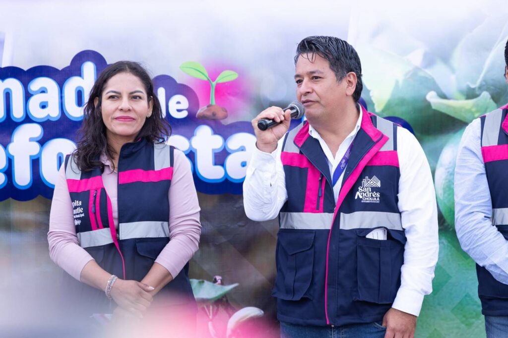 Con la reforestación sembramos un mejor futuro para San Andrés Cholula: Lupita Cuautle