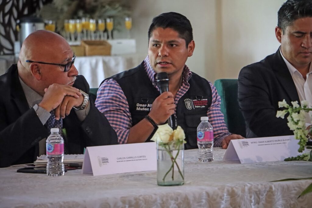 Fortalecen Cuautlancingo, Puebla, Coronango y San Pedro Cholula coordinación en materia de seguridad