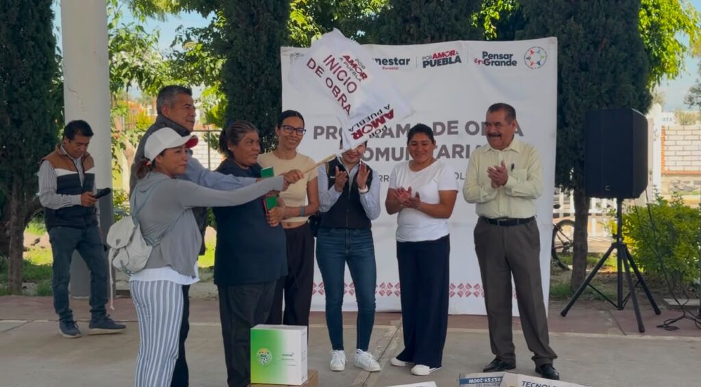 Arranca Obra Comunitaria en la Telesecundaria Otilio Montaño