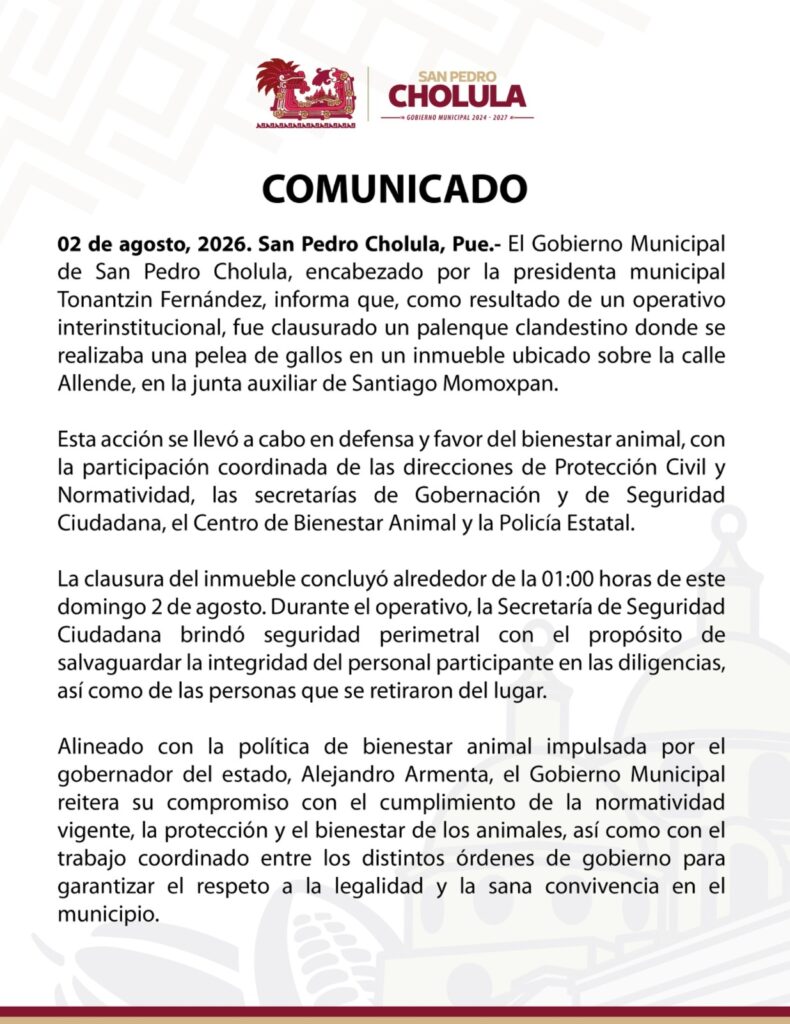 COMUNICADO