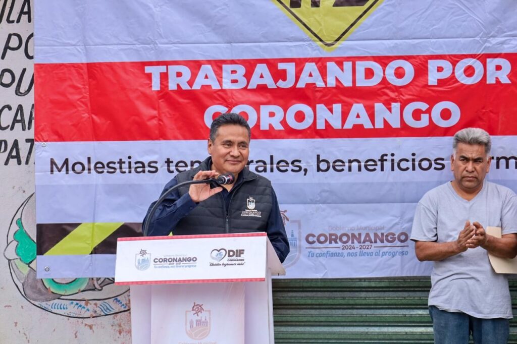 Con inversión de 2.2 mdp, Armando Aguirre inicia rehabilitación de calles en San Martín Zoquiapan