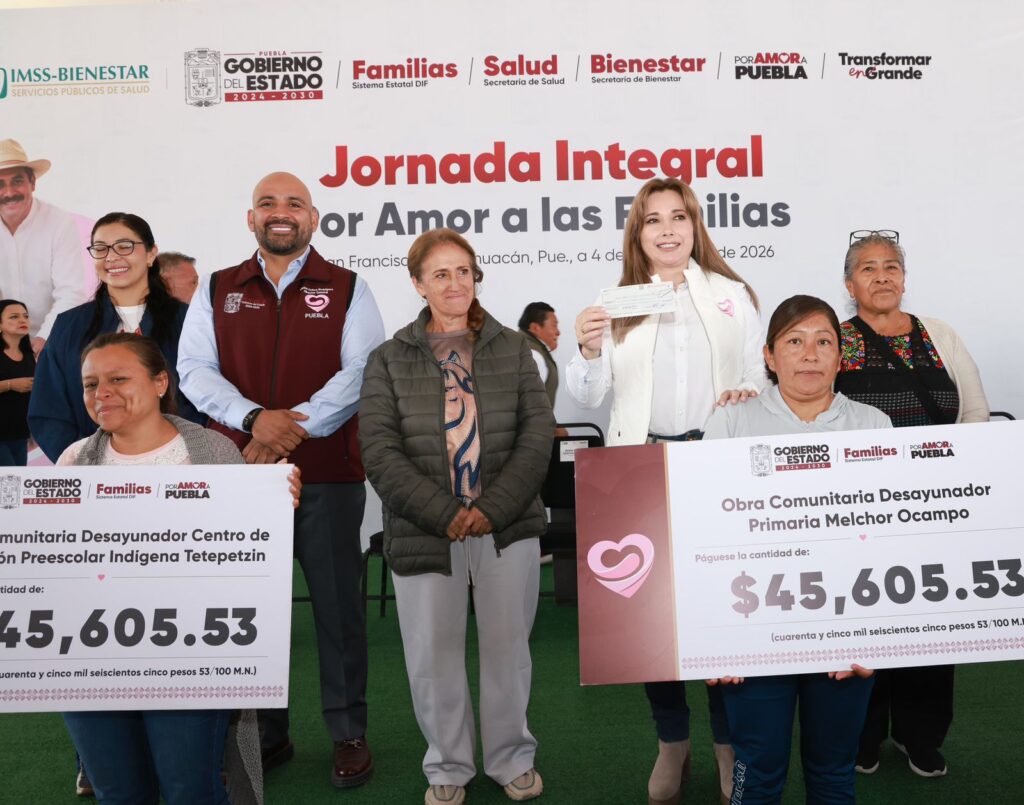 PRESIDE CECI ARELLANO JORNADA POR AMOR A LAS FAMILIAS EN SAN FRANCISCO TOTIMEHUACÁN