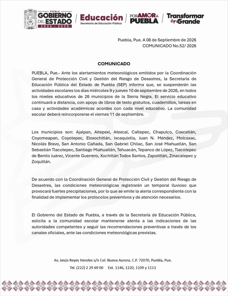 COMUNICADO