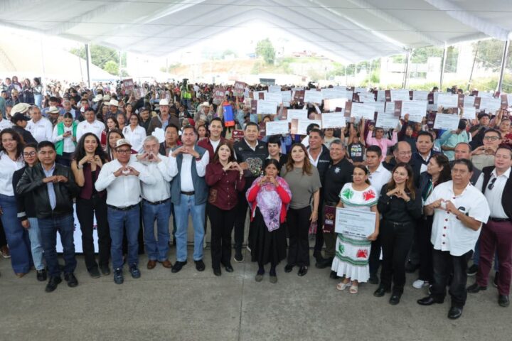 TRANSFORMACIÓN DEL CAMPO Y OBRA COMUNITARIA FORTALECEN BIENESTAR EN LA SIERRA NORTE