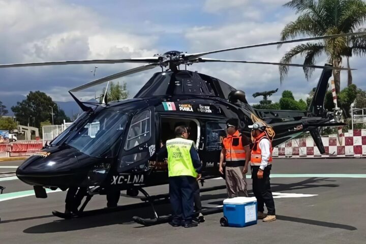 CON AMBULANCIA AÉREA, GOBIERNO ESTATAL LLEVA HÍGADO A CDMX PARA SU TRASPLANTE