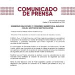 GOBIERNO DEL ESTADO Y CONGRESO ABIERTOS AL DIÁLOGO CON EL SECTOR DE MOTOCICLISTAS