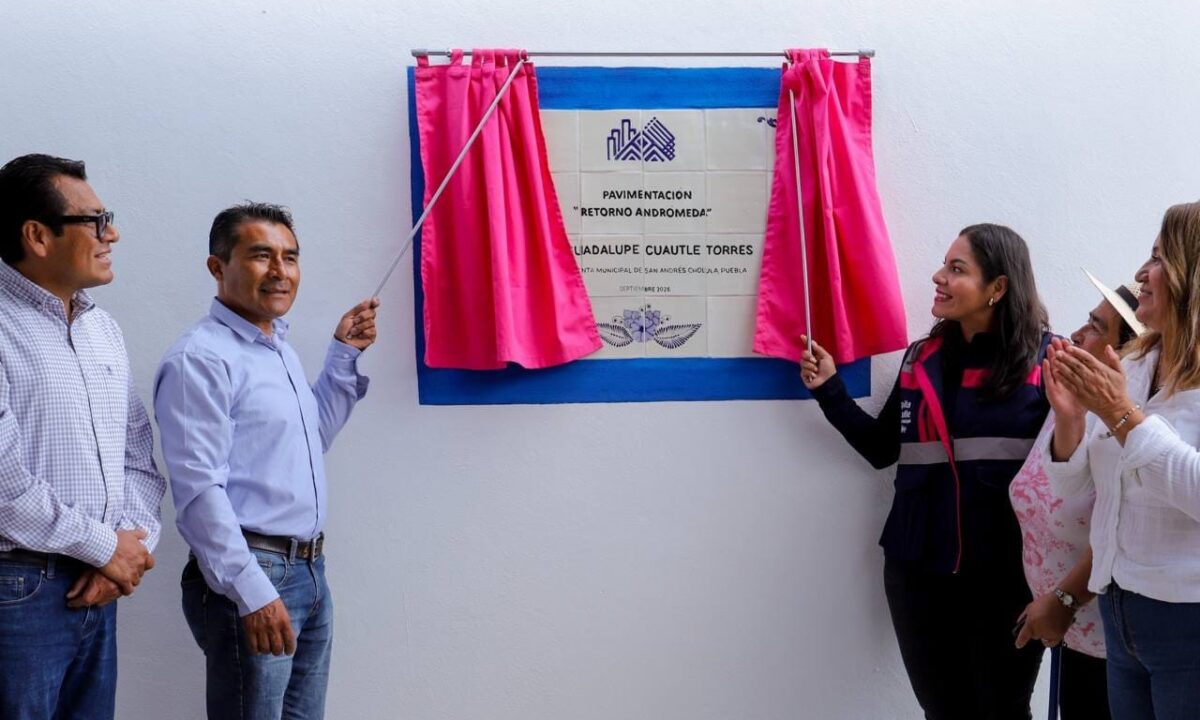 Inaugura Lupita Cuautle obra con punto de monitoreo inteligente en Concepción la Cruz