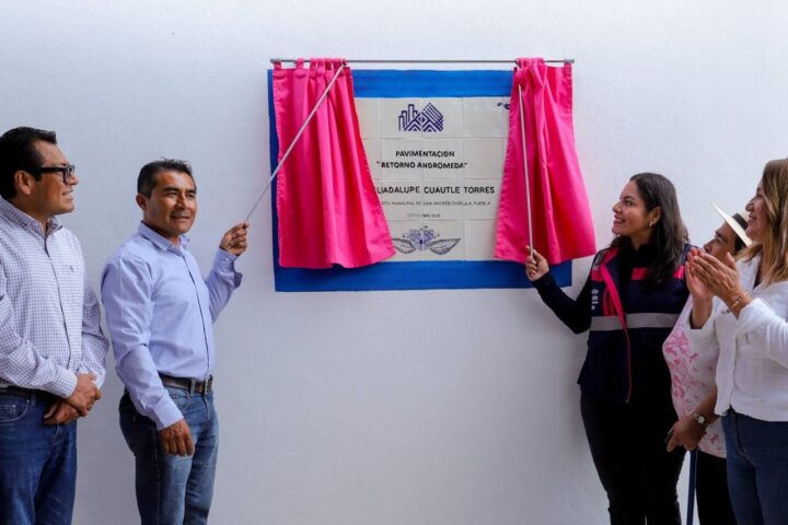 Inaugura Lupita Cuautle obra con punto de monitoreo inteligente en Concepción la Cruz