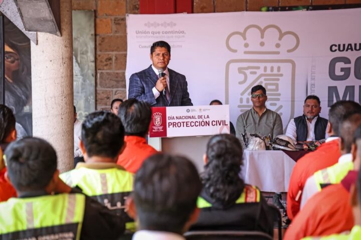 Reconoce Omar Muñoz labor de Protección Civil en Cuautlancingo