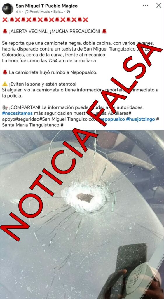 INFORMACIÓN FALSA