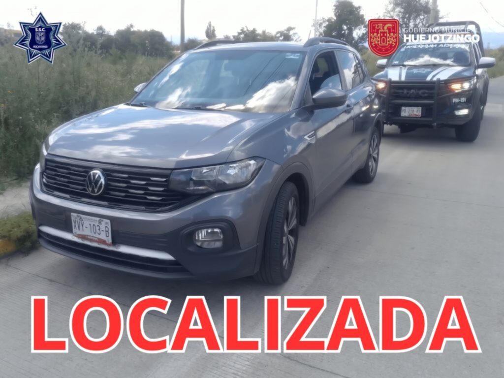 POLICÍA DE HUEJOTZINGO LOCALIZA CAMIONETA Y MOTONETA ROBADAS EN RECORRIDOS DE VIGILANCIA