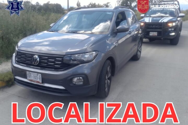 POLICÍA DE HUEJOTZINGO LOCALIZA CAMIONETA Y MOTONETA ROBADAS EN RECORRIDOS DE VIGILANCIA