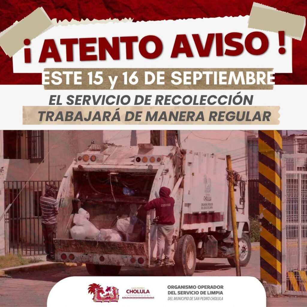 Organismo Operador del Servicio de Limpia del Municipio de San Pedro Cholula