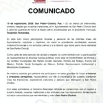 COMUNICADO