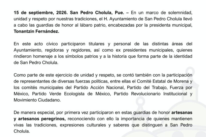COMUNICADO