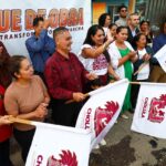 Tonantzin Fernández atiende rezago histórico en vialidades de Santiago Momoxpan y San Diego Cuachayotla