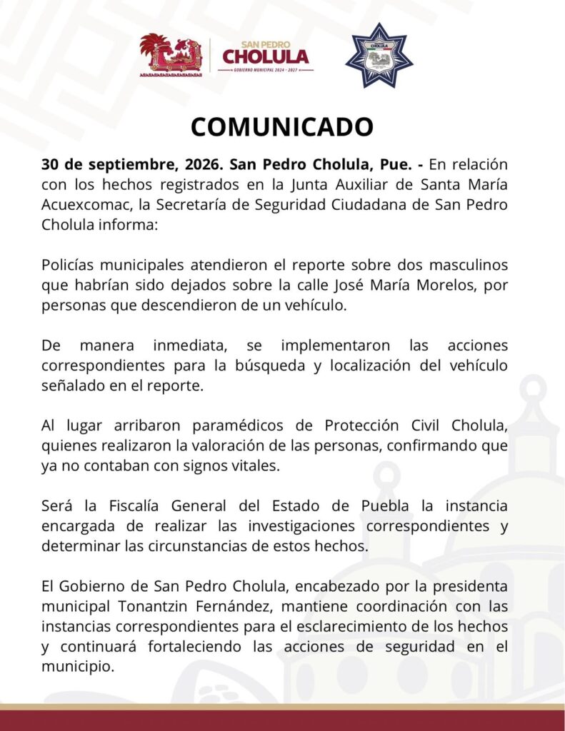 INFORMACIÓN OFICIAL
