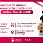Ayuntamiento de Coronango e INE acercan sus servicios; habrá módulos de atención en tres localidades