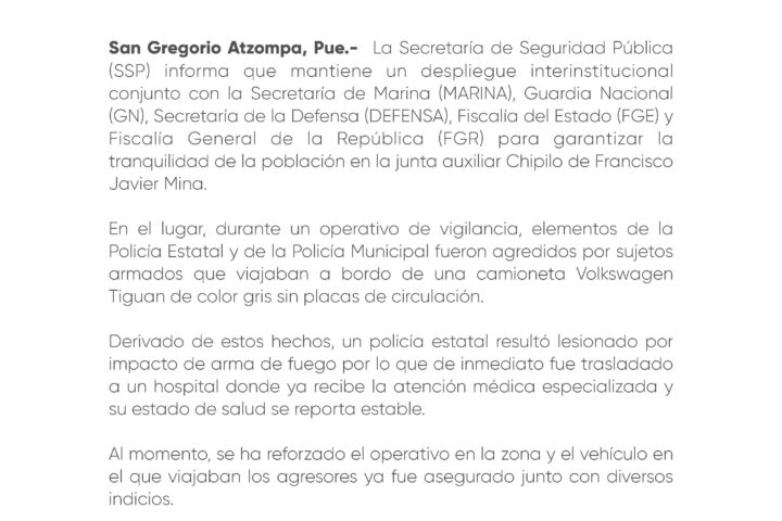 COMUNICADO